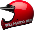 BELL Moto-3 Classic Helmet - Gloss Red - Extra