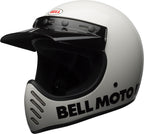 BELL Moto-3 Classic Helmet - Gloss White - Extra
