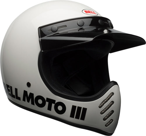 BELL Moto-3 Classic Helmet - Gloss White - Extra