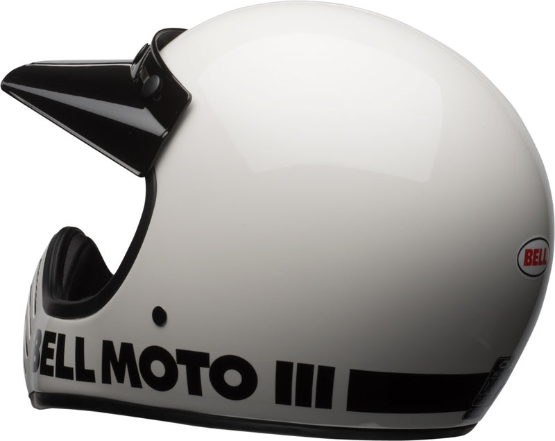 BELL Moto-3 Classic Helmet - Gloss White - Extra