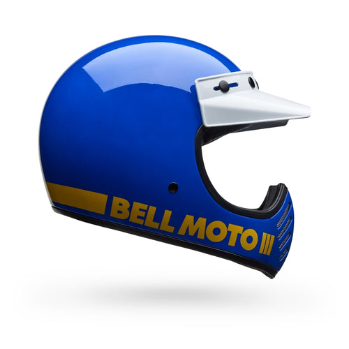 BELL Moto-3 Helmet - Classic Gloss Blue - Extra
