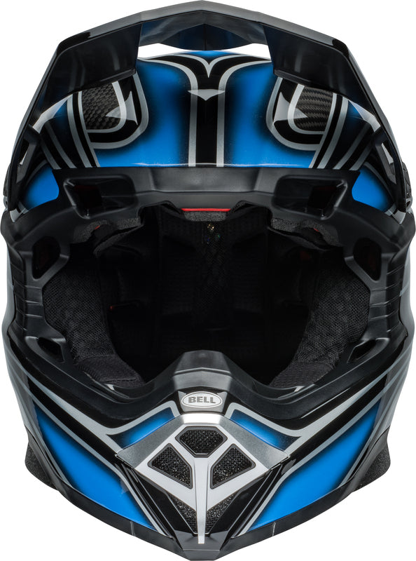 BELL Moto-10 Spherical Helmet - Webb Marmont Gloss North Carolina Blue - Extra