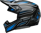 BELL Moto-10 Spherical Helmet - Webb Marmont Gloss North Carolina Blue - Extra
