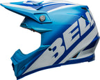 BELL Moto-9S Flex Helmet - Rail Gloss Blue/White - Extra