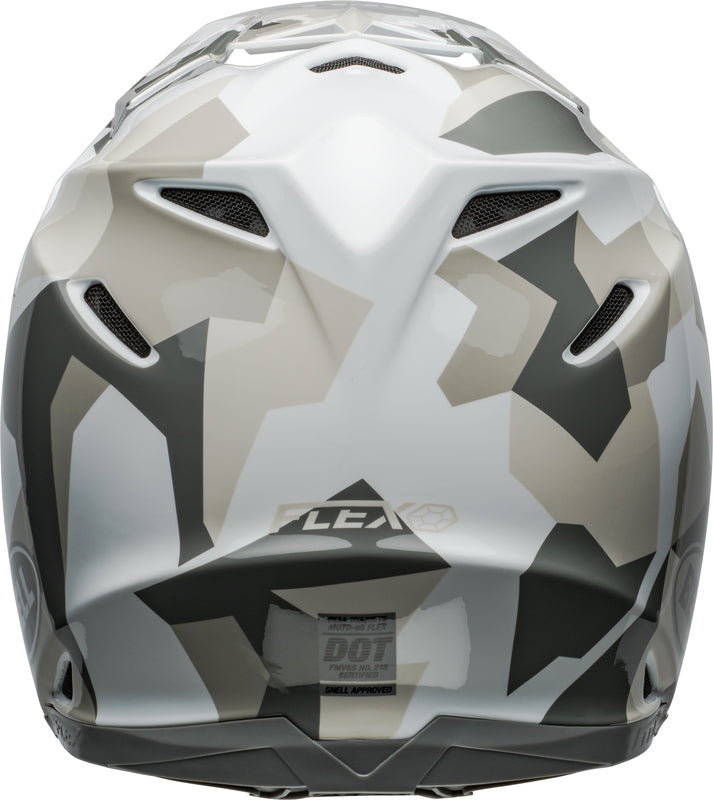 BELL Moto-9S Flex Helmet - Rover Gloss White Camo - Extra