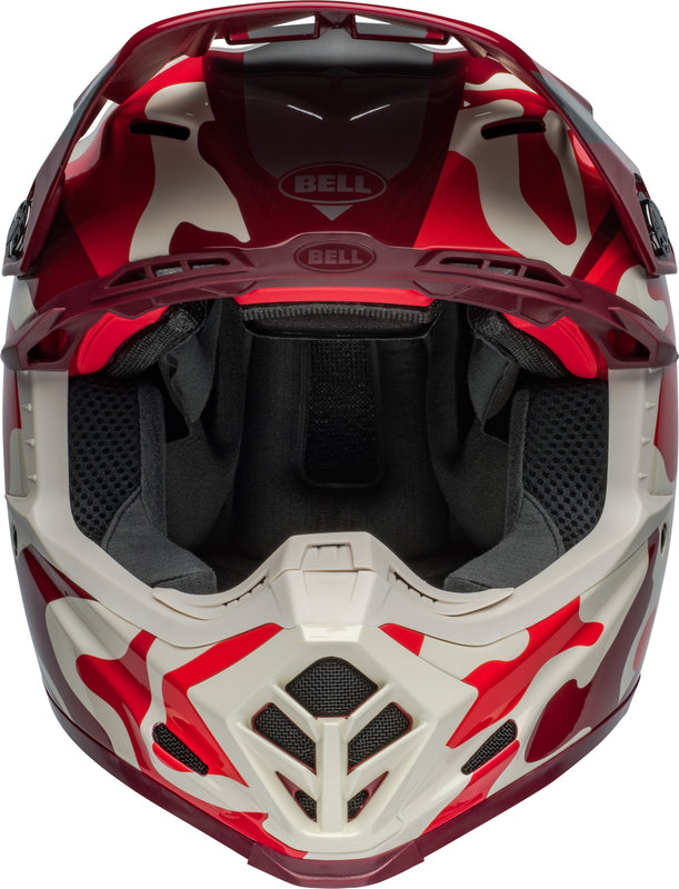 BELL Moto-9S Flex Helmet - Ferrandis Méchant Gloss Red/Silver - Extra