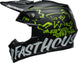 BELL Moto-9S Flex Helmet - Fasthouse MC Core Matte Black/Yellow - Main