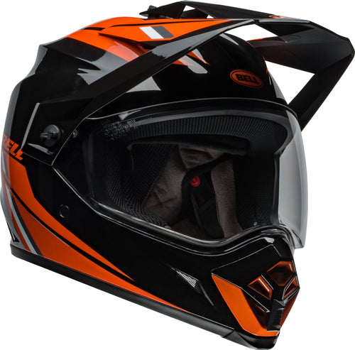 BELL MX-9 Adventure MIPS Helmet - Alpine Gloss Black/Orange - Extra