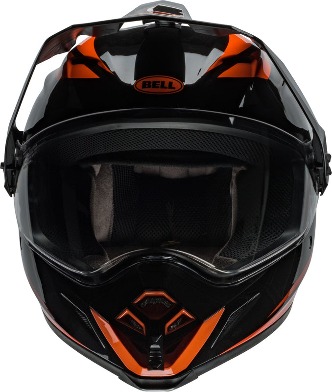 BELL MX-9 Adventure MIPS Helmet - Alpine Gloss Black/Orange - Extra