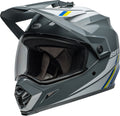 BELL MX-9 Adventure MIPS Helmet - Alpine Gloss Charcoal/Silver - Extra