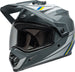 BELL MX-9 Adventure MIPS Helmet - Alpine Gloss Charcoal/Silver - Main