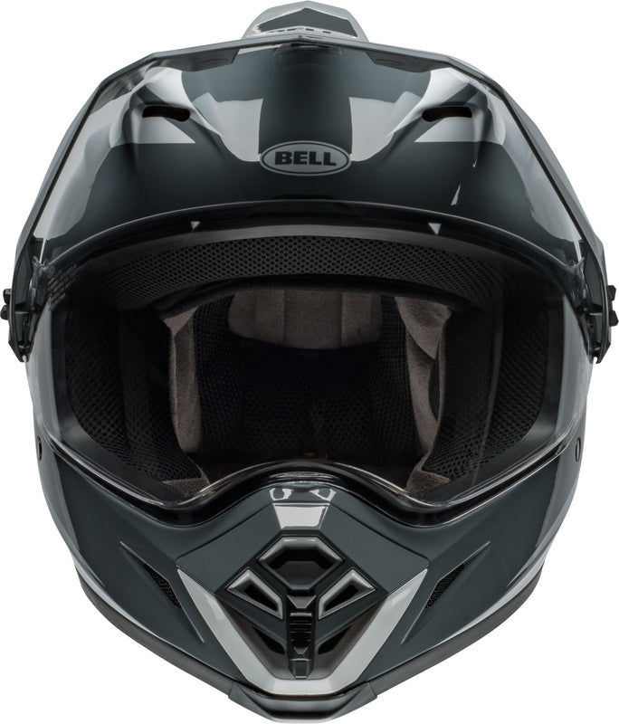 BELL MX-9 Adventure MIPS Helmet - Alpine Gloss Charcoal/Silver - Extra