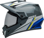 BELL MX-9 Adventure MIPS Helmet - Alpine Gloss Charcoal/Silver - Extra