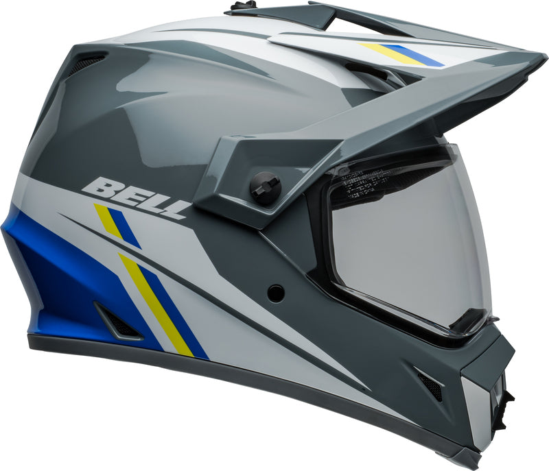 BELL MX-9 Adventure MIPS Helmet - Alpine Gloss Charcoal/Silver - Extra