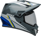 BELL MX-9 Adventure MIPS Helmet - Alpine Gloss Charcoal/Silver - Extra