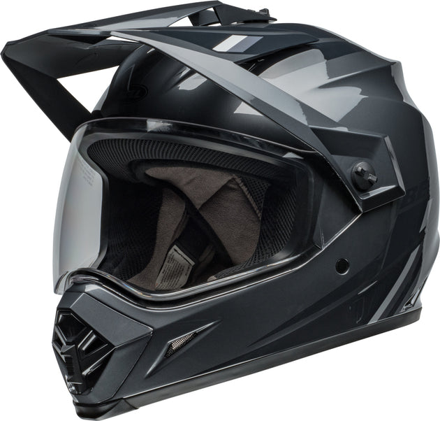 BELL MX-9 Adventure MIPS Helmet - Alpine Gloss Charcoal/Silver - Main