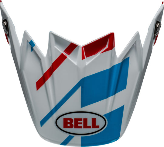 BELL Moto-9S Flex Peak - Banshee Gloss White/Red - Main