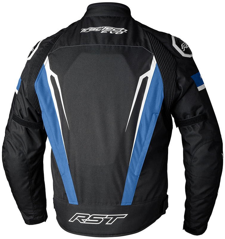RST TracTech Evo 5 CE Jacket Textile - Blue/Black/White - Extra