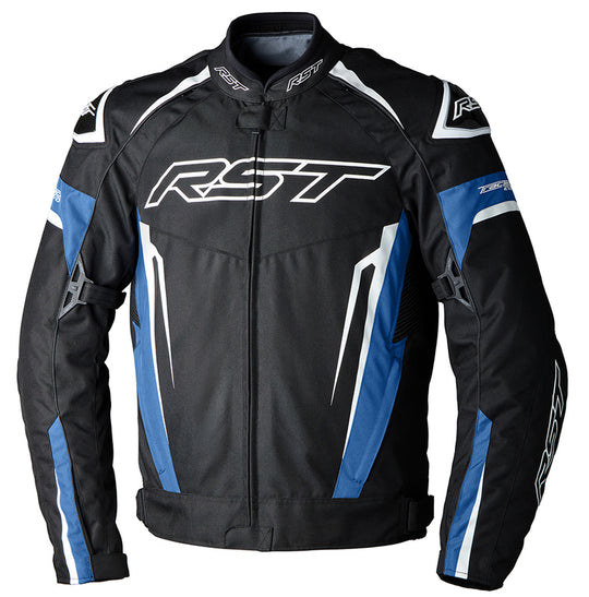 RST TracTech Evo 5 CE Jacket Textile - Blue/Black/White - Main