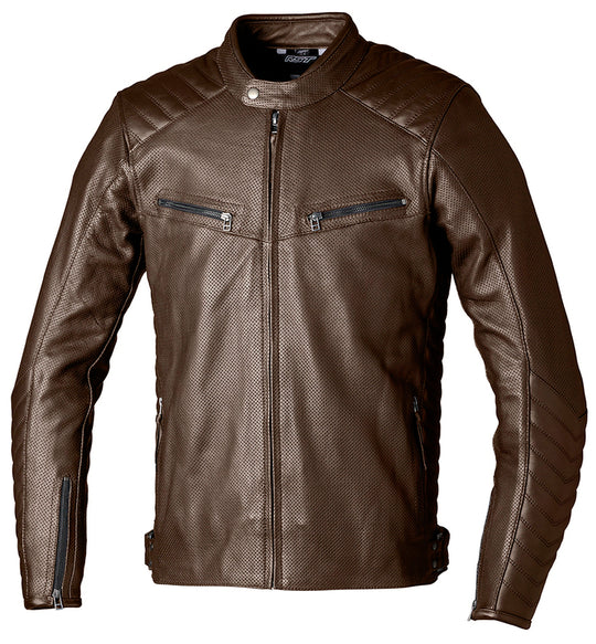 RST Roadster Air CE Leather Jacket Men - Brown - Main