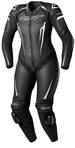 RST Suit TracTech Evo 5 Ladies Leather Suit - Black/White/Black - Main