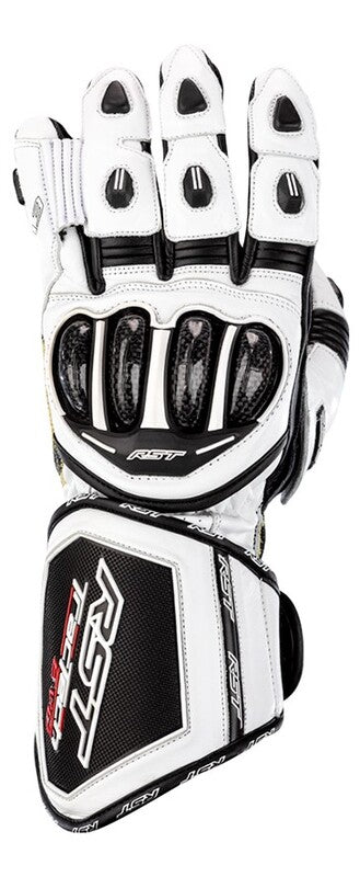 RST TracTech Evo 4 Ladies Gloves - White/White/Black - Extra