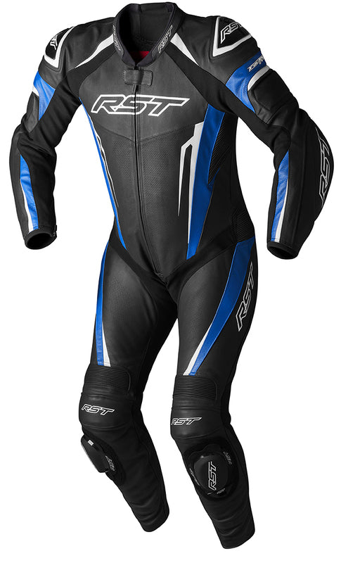 RST Suit TracTech Evo 5 Leather Suit - Blue/Black/White - Main