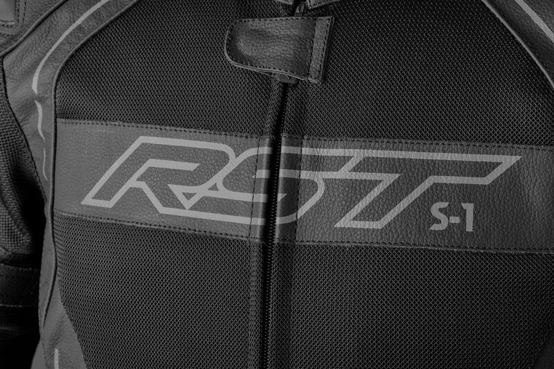 RST S-1 Mesh Leather Jacket Men - Black - Extra