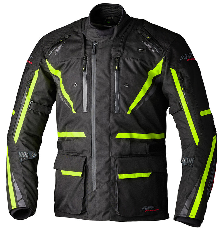 RST Pro Series Paragon 7 Textile Jacket Men - Black/Flo Yellow - Main