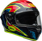BELL Race Star DLX Flex Helmet - Xenon Gloss Blue/Retina - Extra