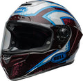 BELL Race Star DLX Flex Helmet - Xenon Gloss Red/Silver - Extra