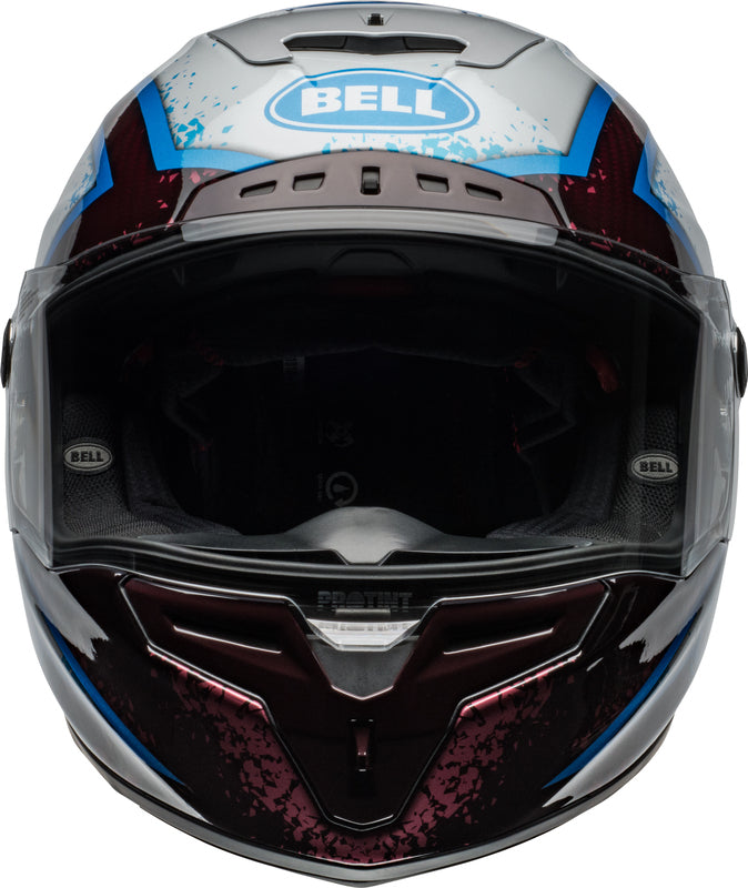 BELL Race Star DLX Flex Helmet - Xenon Gloss Red/Silver - Extra