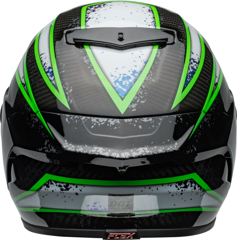 BELL Race Star DLX Flex Helmet - Xenon Gloss Black/Kryptonite - Extra