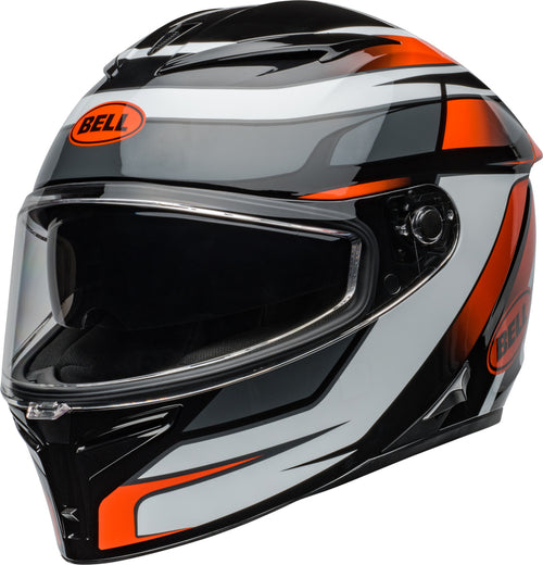 BELL Lithium Mips Helmet - Podium Gloss Black/Orange - Extra