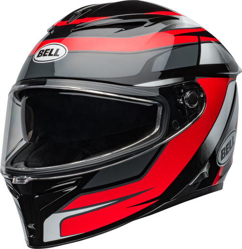 BELL Lithium Mips Helmet - Podium Gloss Black/Red - Extra