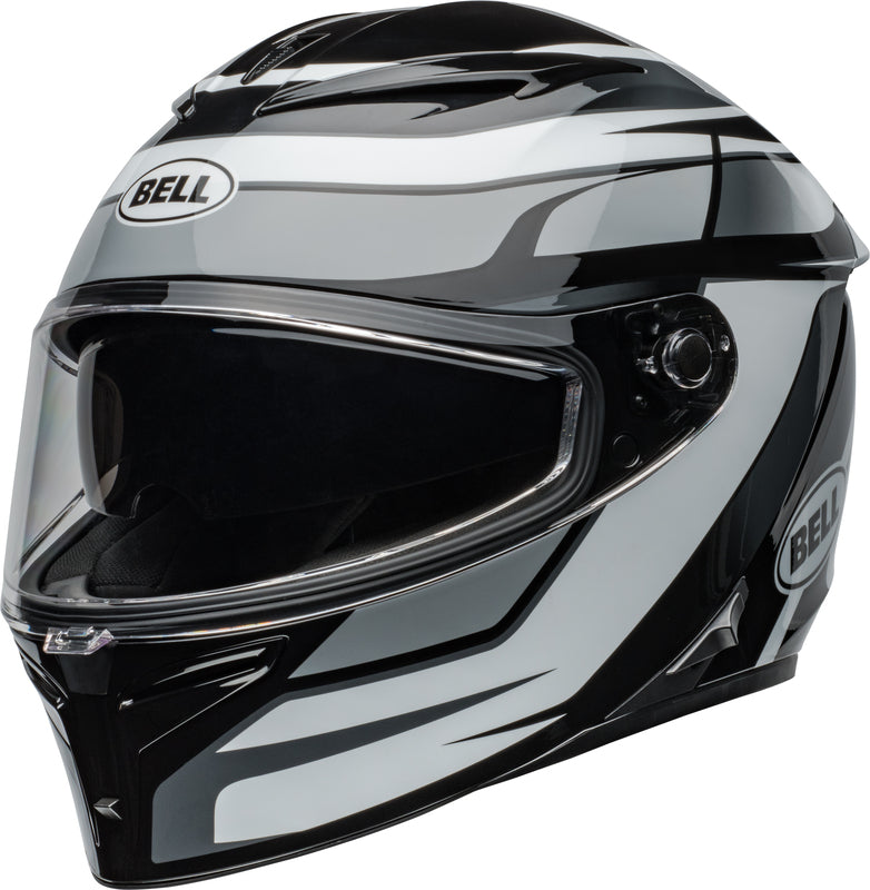 BELL Lithium Mips Helmet - Podium Gloss Black/White - Main