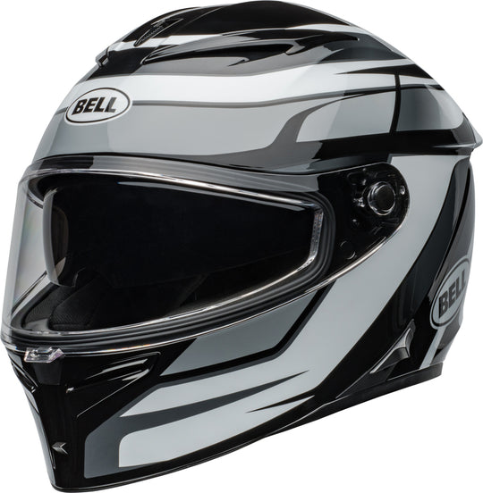 BELL Lithium Mips Helmet - Podium Gloss Black/White - Main