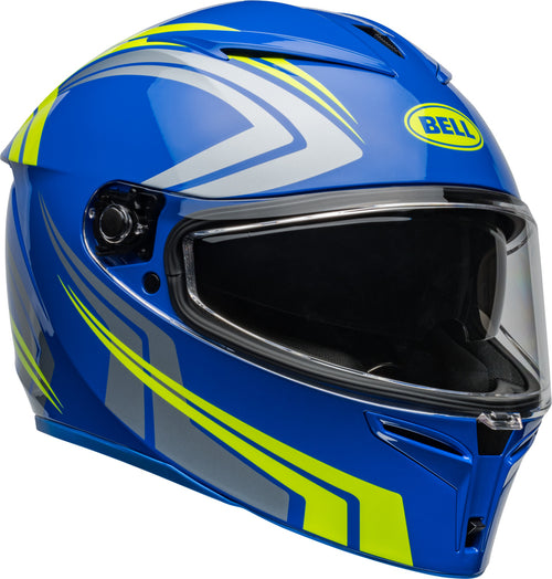 BELL Lithium Helmet - Jetstream Gloss Blue/Retina - Extra