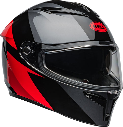 BELL Lithium Helmet - Shear Gloss Metallic Gray/Red - Extra