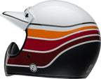 BELL Moto-3 Helmet - RSD Saddleback Satin/Gloss White/Black - Extra