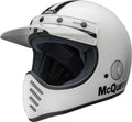 BELL Moto-3 Helmet - Steve McQueen Gloss White/Black - Extra