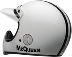 BELL Moto-3 Helmet - Steve McQueen Gloss White/Black - Extra