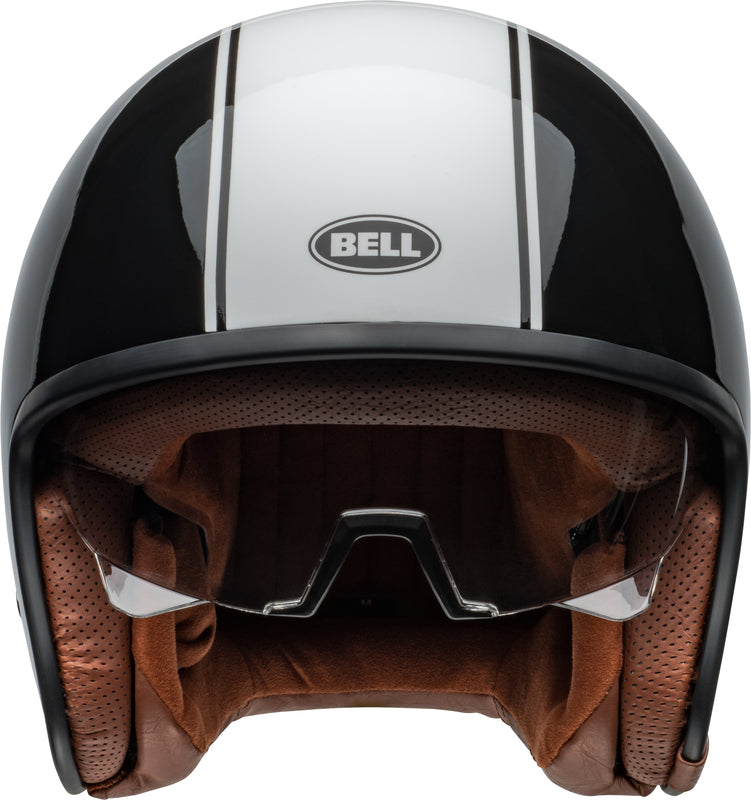 BELL TX501 Helmet - Rally Gloss Black/White - Extra