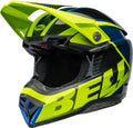 BELL Moto-10 Spherical Helmet - Sliced Matte/Gloss Retina/Blue - Extra