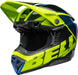 BELL Moto-10 Spherical Helmet - Sliced Matte/Gloss Retina/Blue - Main