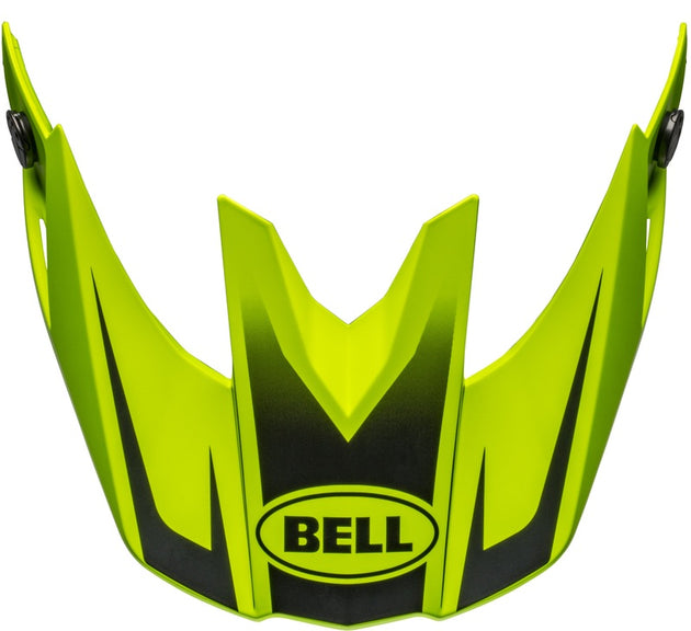 BELL Moto-10 Peak Kit - Sliced Matte/Gloss Retina/Blue - Main