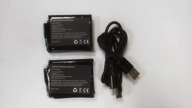 RST Battery and Charger Cable Set For Heated Gloves - Extra