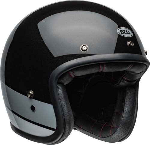 BELL Custom 500 Helmet - Gloss Black Flake - Extra
