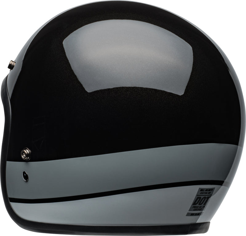 BELL Custom 500 Helmet - Gloss Black Flake - Extra