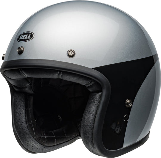 BELL Custom 500 Helmet - Chassis Gloss Silver Black - Main
